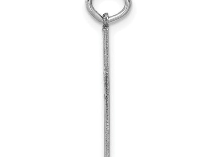 14K White Gold Laser Designed Cross Pendant (Style XR996)
