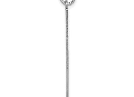 14K White Gold Laser Designed Cross Pendant (Style XR999)