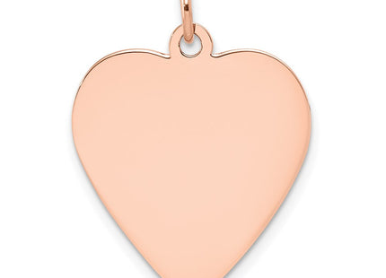 14K rose gold disc charm