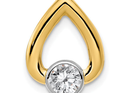 14K gold teardrop chain
