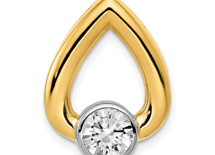 14K gold teardrop chain