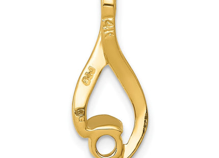 14K gold pendants & charm, further view