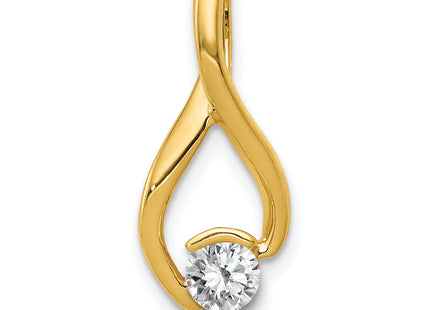 14k Holds Stone Fancy Slide Mounting Fits up to Regular/ Fancy or Reversible Omega, 20 x 8mm