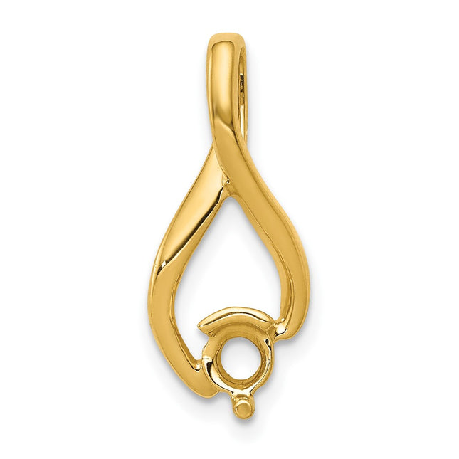 14K gold pendants & charm