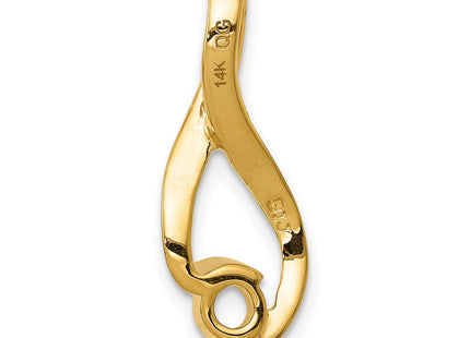 14K gold pendants & charm, further view