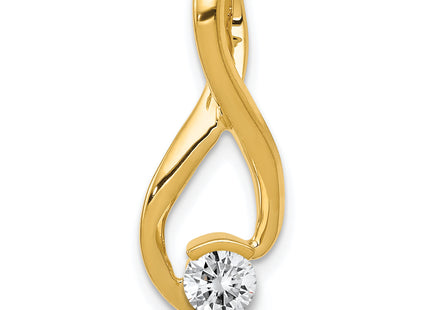 14k Holds Stone Fancy Slide Mounting Fits up to Regular/ Fancy or Reversible Omega, 22 x 9mm