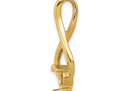 14k Holds Stone Fancy Slide Mounting Fits up to Regular/ Fancy or Reversible Omega (Style XS1199)