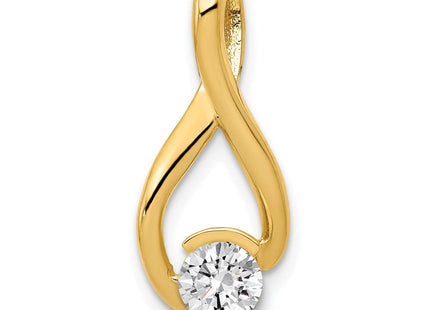 14k Holds Stone Fancy Slide Mounting Fits up to Regular/ Fancy or Reversible Omega (Style XS1199)