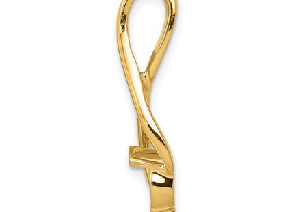 14K gold pendants & charm, alternate view