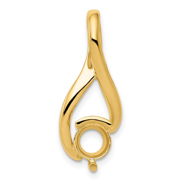 14K gold pendants & charm