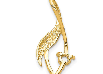 14K gold pendants & charm, further view