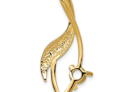 14K gold pendants & charm, further view