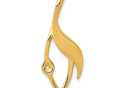 14k Peg-Set Fancy Slide Mounting Fits up to Regular/ Fancy or Reversible Omega, 30 x 13mm