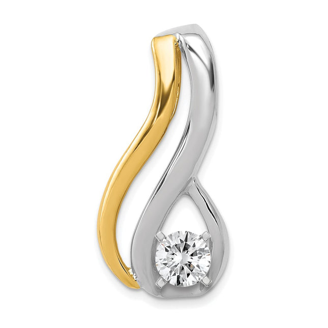 14k Two-tone Jewelry Style XS1237 - Classique Jewelry Inc.