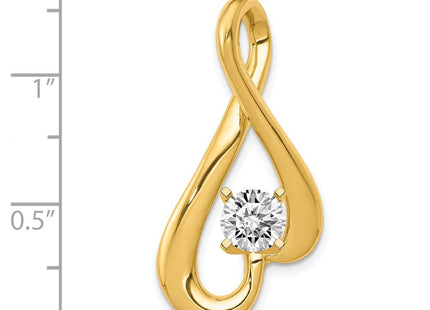 14K gold diamond pendants & charm, another view