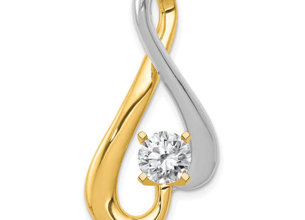 14k Two-tone Jewelry Style XS1239 - Classique Jewelry Inc.