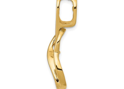 14K gold pendants & charm, alternate view