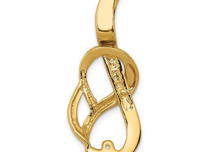 14K gold pendants & charm, further view