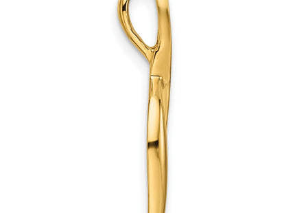 14k Peg-Set Diamond Slide Mounting Fits up to Regular/ Fancy or Reversible Omega (Style XS1255)