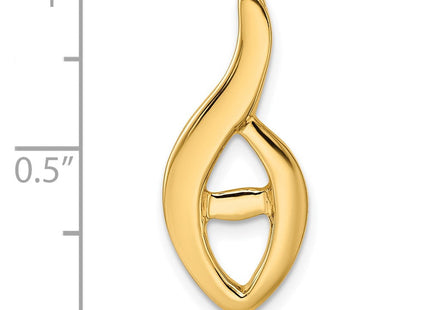14k Peg-Set Diamond Slide Mounting Fits up to Regular/ Fancy or Reversible Omega (Style XS1255)