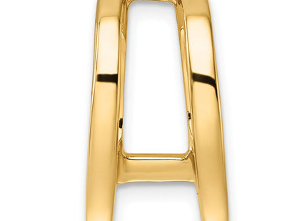 14k Holds Stone Slide Mounting Fits up to Regular/ Fancy or Reversible Omega (Style XS221)