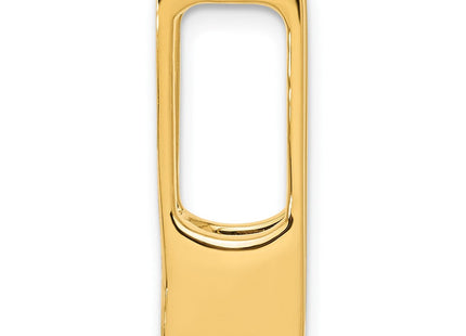 14k Holds Stone Slide Mounting Fits up to Regular/ Fancy or Reversible Omega (Style XS222)