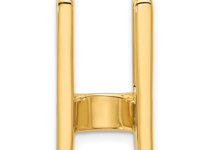 14k Holds Stone Slide Mounting Fits up to Regular/ Fancy or Reversible Omega (Style XS222)