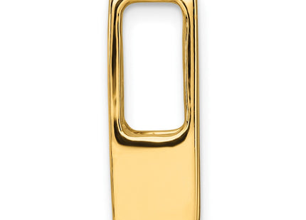 14k Holds Stone Slide Mounting Fits up to Regular/ Fancy or Reversible Omega (Style XS223)