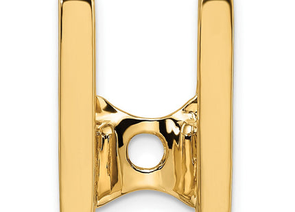 14k Holds Stone Slide Mounting Fits up to Regular/ Fancy or Reversible Omega (Style XS223)