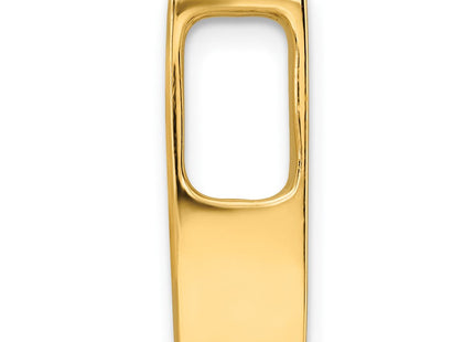 14k Holds Stone Slide Mounting Fits up to Regular/ Fancy or Reversible Omega (Style XS224)