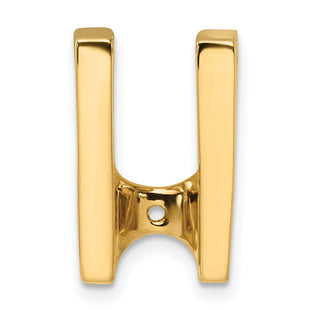 14k Holds Stone Slide Mounting Fits up to Regular/ Fancy or Reversible Omega (Style XS224)