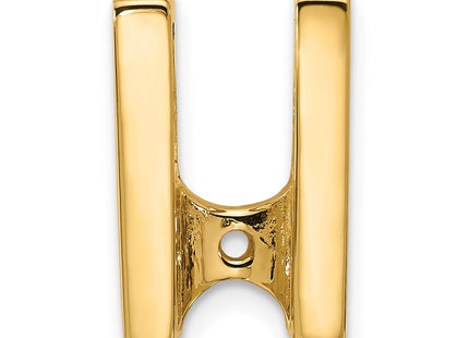 14k Holds Stone Slide Mounting Fits up to Regular/Fancy/Reversible Omega (Style XS225)