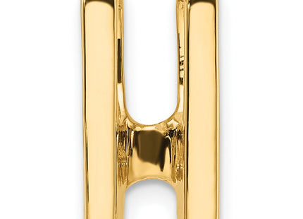 14k Holds Stone Slide Mounting Fits up to Regular/ Fancy or Reversible Omega (Style XS226)