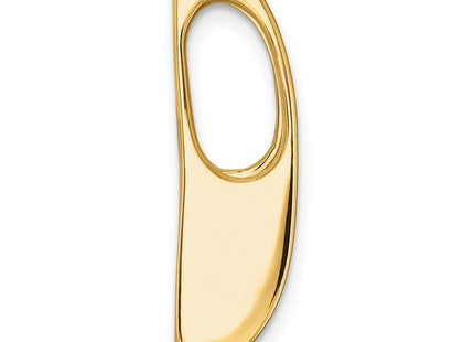 14k Holds Stone Slide Mounting Fits up to Regular/ Fancy or Reversible Omega (Style XS228)