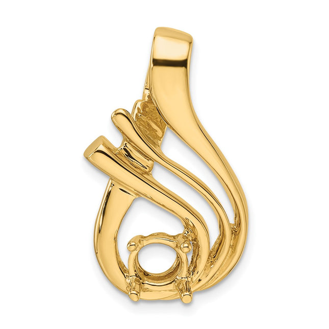 14K gold mounting