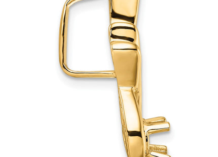 14K gold mounting, alternate view