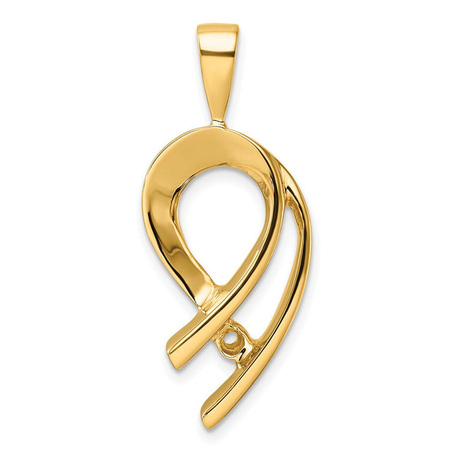 14K gold mounting