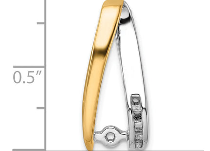 14K gold diamond mounting, another view
