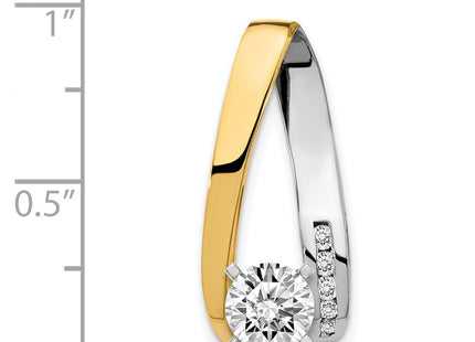 14k Two-tone Jewelry Style XS626AAA - Classique Jewelry Inc.