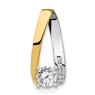 14k Two-tone Jewelry Style XS626AAA - Classique Jewelry Inc.