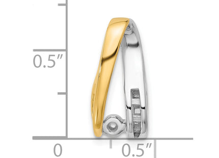 14K gold diamond mounting, another view