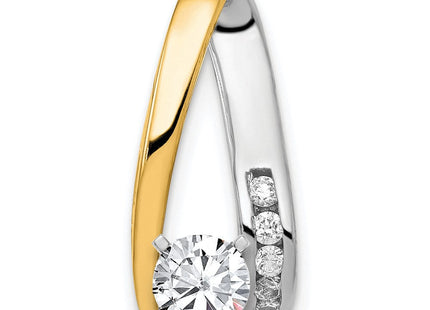 14K gold diamond pendants & charm