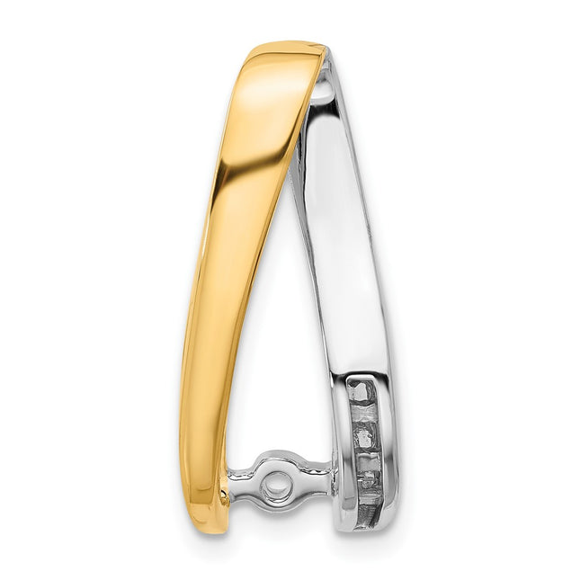 14k Two-tone Jewelry Style XS628 - Classique Jewelry Inc.