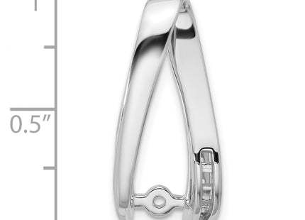 14K white gold diamond mounting, another view
