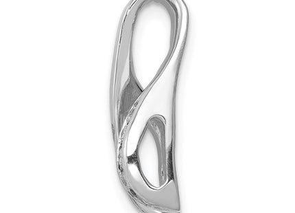 14K white gold diamond pendants & charm, alternate view