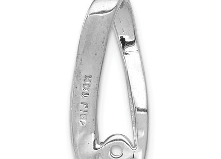 14K white gold diamond pendants & charm, another view