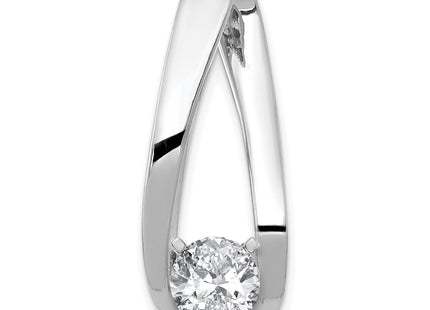 14K white gold diamond mounting, another view