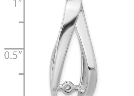 14K white gold diamond mounting, further view
