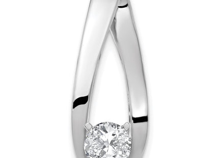 14K white gold diamond mounting, another view