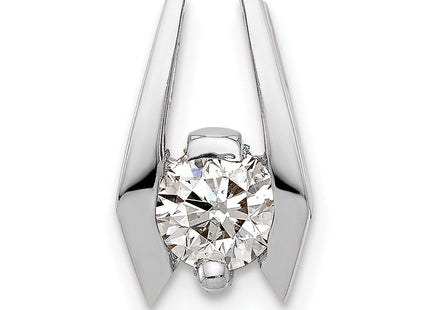 14K white gold diamond pendants & charm